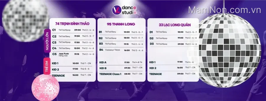 Trung tâm Dạy nhảy VL Dance Studio - Cơ sở 3