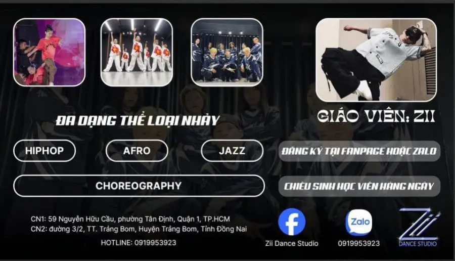 Trung tâm Zii Dance Studio - Cơ sở 2
