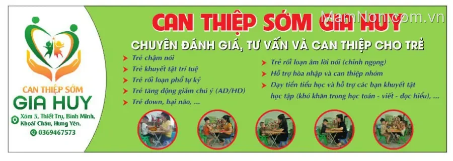 Trung tâm Can Thiệp Sớm Gia Huy