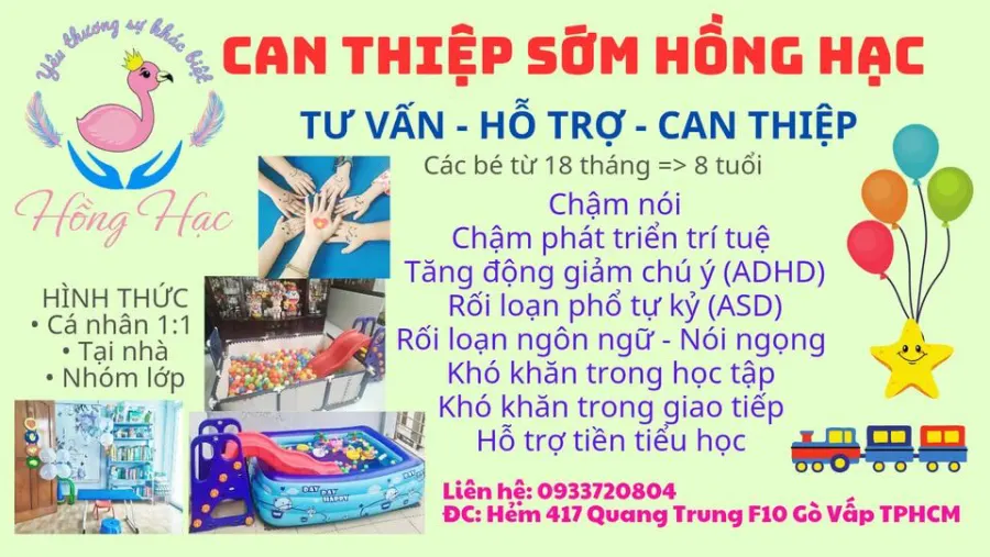 Trung tâm Can Thiệp Sớm Hồng Hạc - Gì Vấp