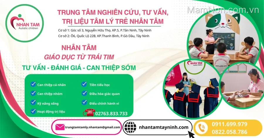 Trung tâm Can Thiệp Sớm Nhân Tâm - Cơ sở 1