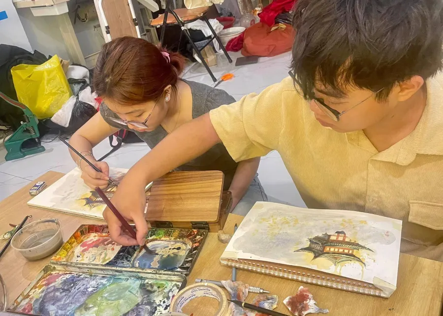 Lớp Vẽ Phiêu Watercolor Art