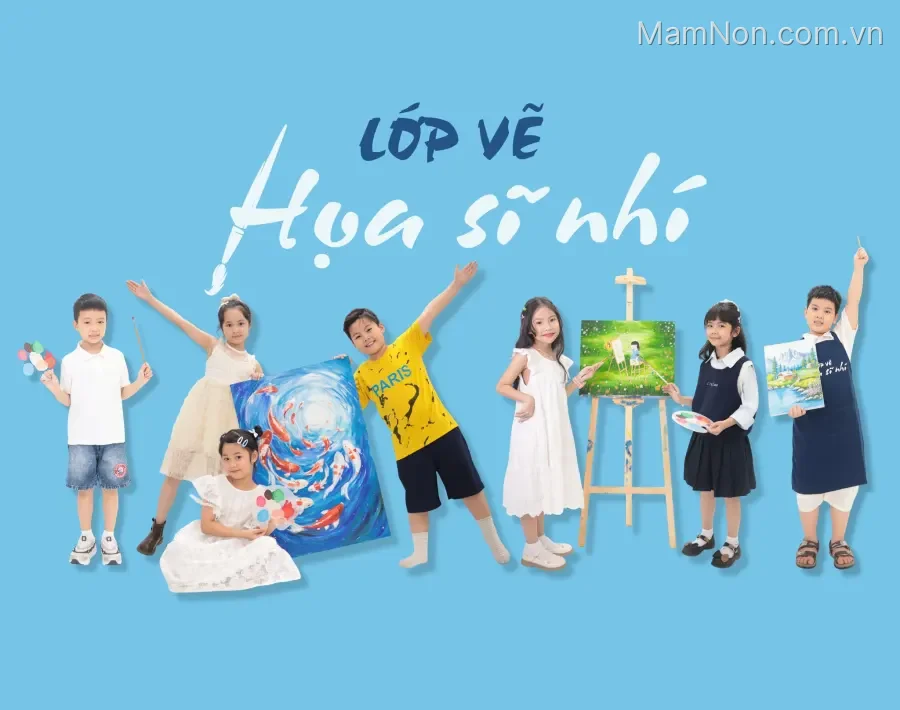 Họa Sĩ Nhí - Lớp vẽ sáng tạo - Cơ sở 2