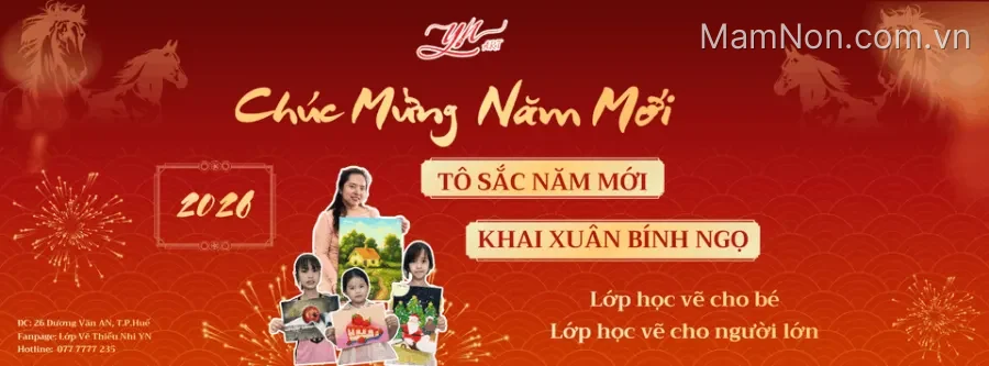 Lớp vẽ Thiếu Nhi YN