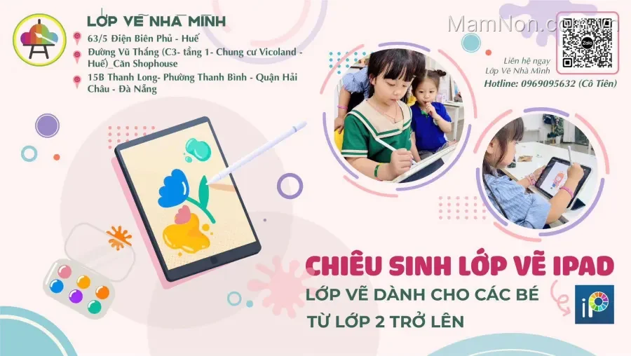 Lớp vẽ nhà mình - Huế - Cơ sở 2