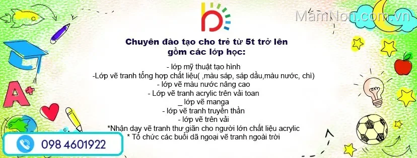 Lớp Vẽ Cô Bi - Cơ sở 1