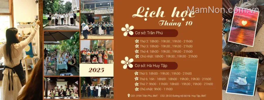 Lớp Vẽ Người Yêu Nghệ Thuật - Cơ sở 2