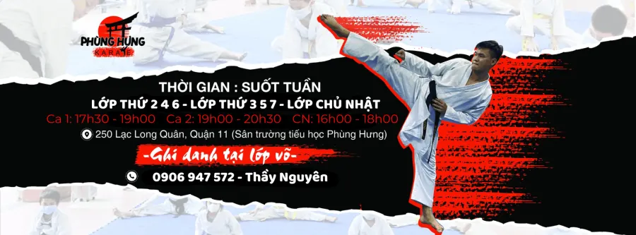 Trung tâm võ thuật chất lượng cao Phùng Hưng Karate