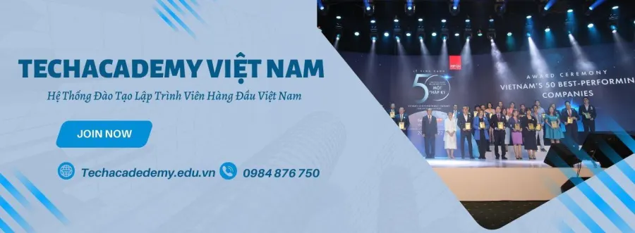 Hệ thống Đào Tạo Lập Trình Viên Quốc Tế  Techacademy - Cơ sở 3
