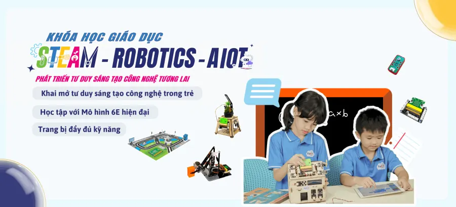 Lớp Học Lập Trình Cho Trẻ - TopKid STEAM Robotics