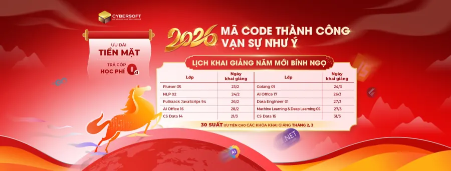 Trung tâm Đào Tạo Chuyên Gia Lập Trình & Công Nghệ  CyberSoft - Cơ sở 3
