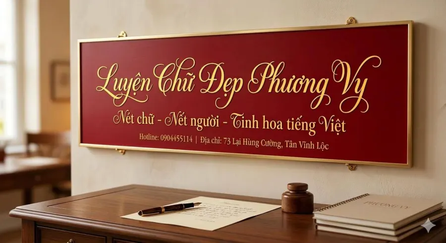 Trung tâm luyện chữ đẹp Phương Vy