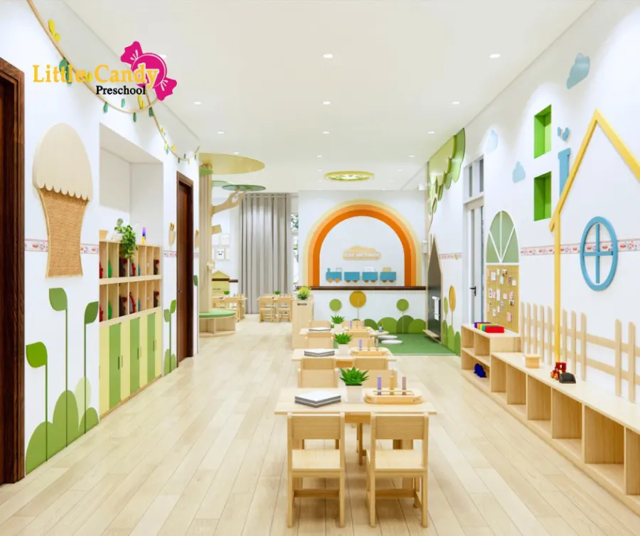 Mầm Non Song Ngữ Montessori Viên Kẹo Nhỏ - Phường Lái Thiêu, Thuận An
