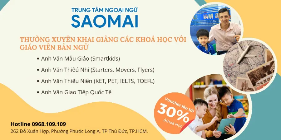Trung Tâm Ngoại Ngữ Sao Mai