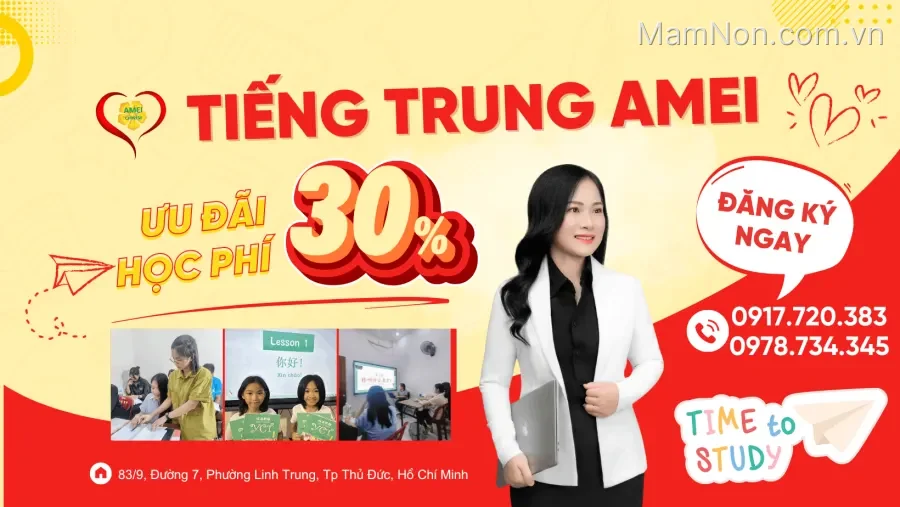 Tiếng Trung Amei - Linh Trung, Thủ Đức
