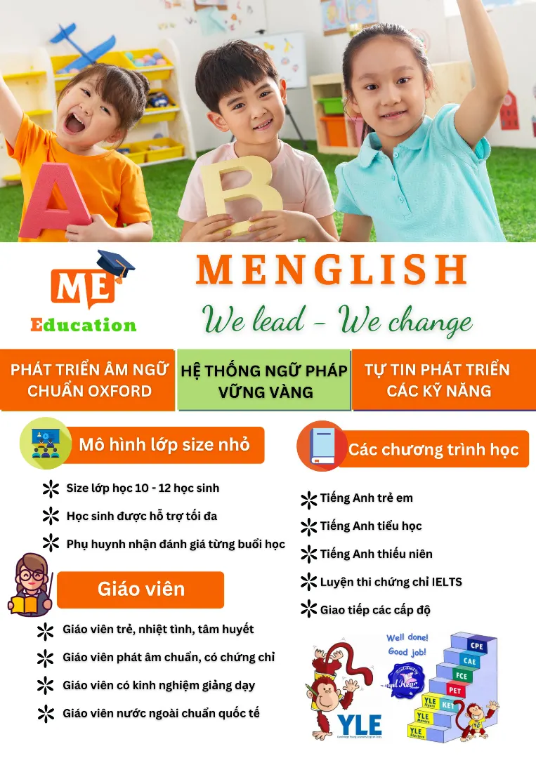 Trung Tâm Anh Ngữ MEnglish - Đội Cấn