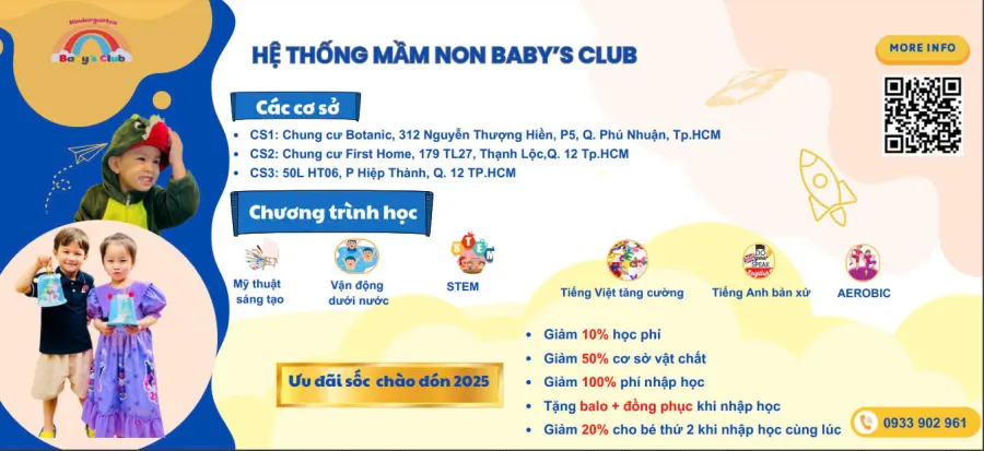 Trường Mầm Non Vườn Bé Yêu