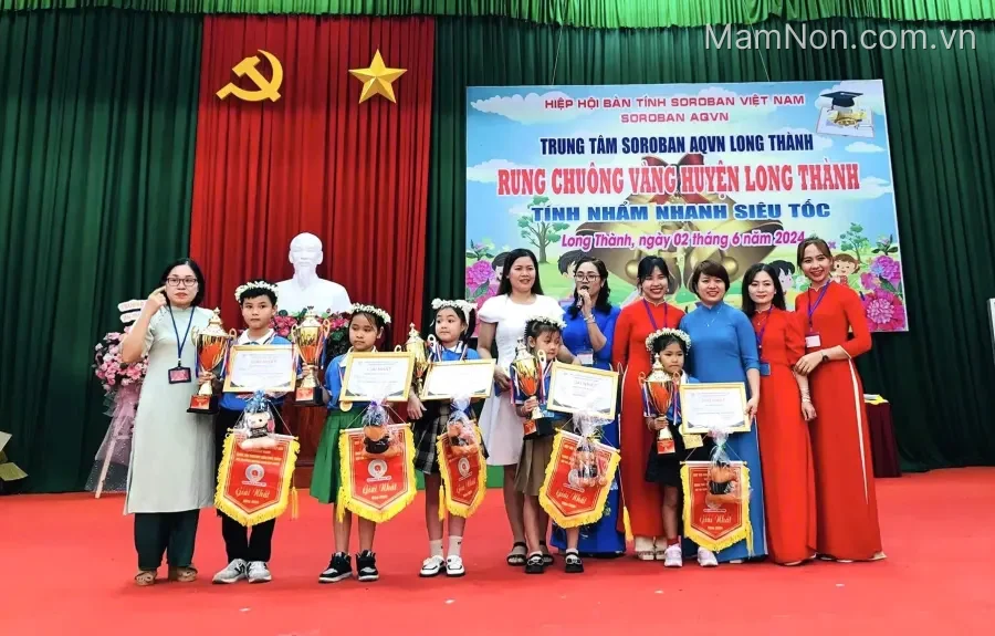 TRUNG TÂM TOÁN SOROBAN AQVN LONG THÀNH VÀ DẠY KÈM VĂN HÓA CÁC MÔN