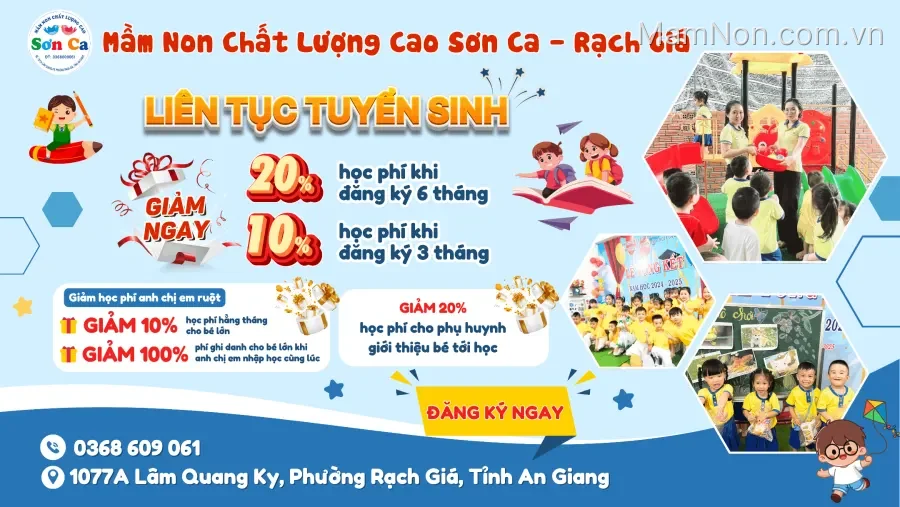 Mầm Non Chất Lượng Cao Sơn Ca
