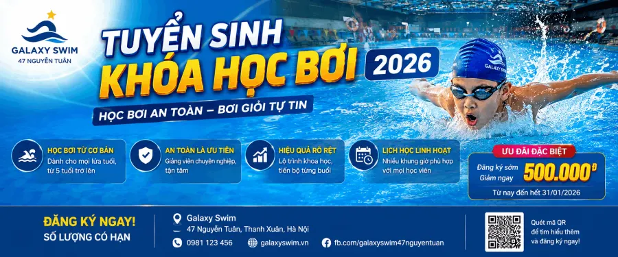 Trung tâm dạy bơi - Bể bơi Galaxy