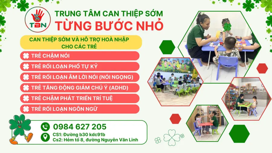 Trung Tâm Can Thiệp Sớm Từng Bước Nhỏ