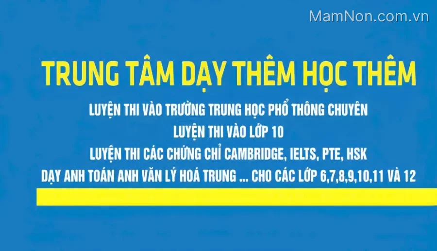 Trung Tâm Dạy Thêm Học Thêm Big Star