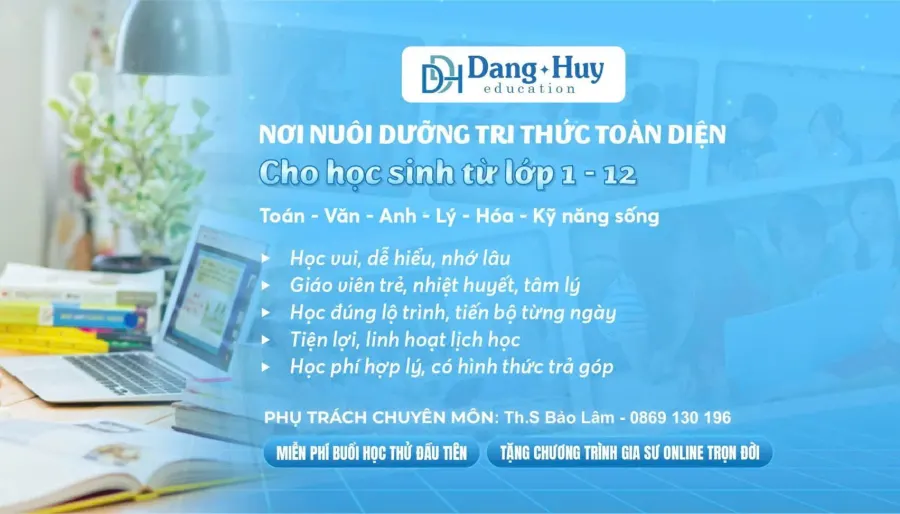 Đăng Huy Education - Nền tảng học trực tuyến