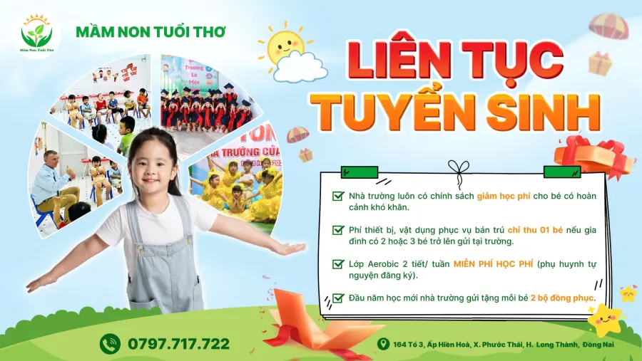 Lớp Mầm Non Độc Lập Tuổi Thơ