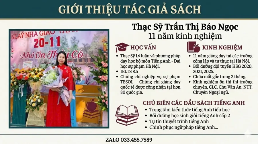 DOLPHIN ACADEMY - TIẾNG ANH THẠC SỸ TRẦN NGỌC