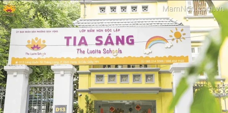 Trường Mầm Non Tia Sáng Lucita - Dịch Vọng, Cầu Giấy