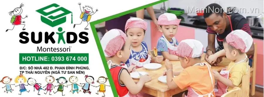 Trường mầm non Sukids Montessori - Ươm mầm thành công