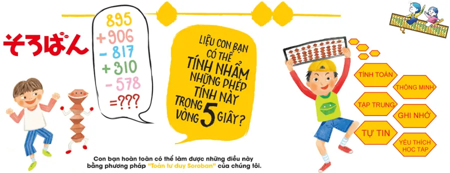 Trung tâm Toán Tư duy Sakura Soroban