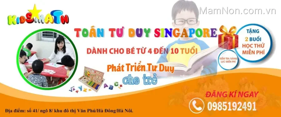Câu lạc bộ Toán Tư Duy Kidsmath - KĐT Văn Phú